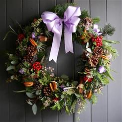 Rustic Festive Door Wreath